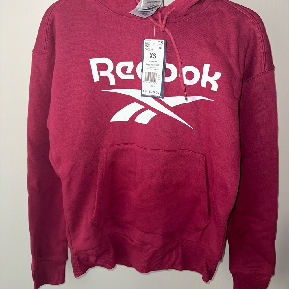 XS Maroon Reebok hoodie